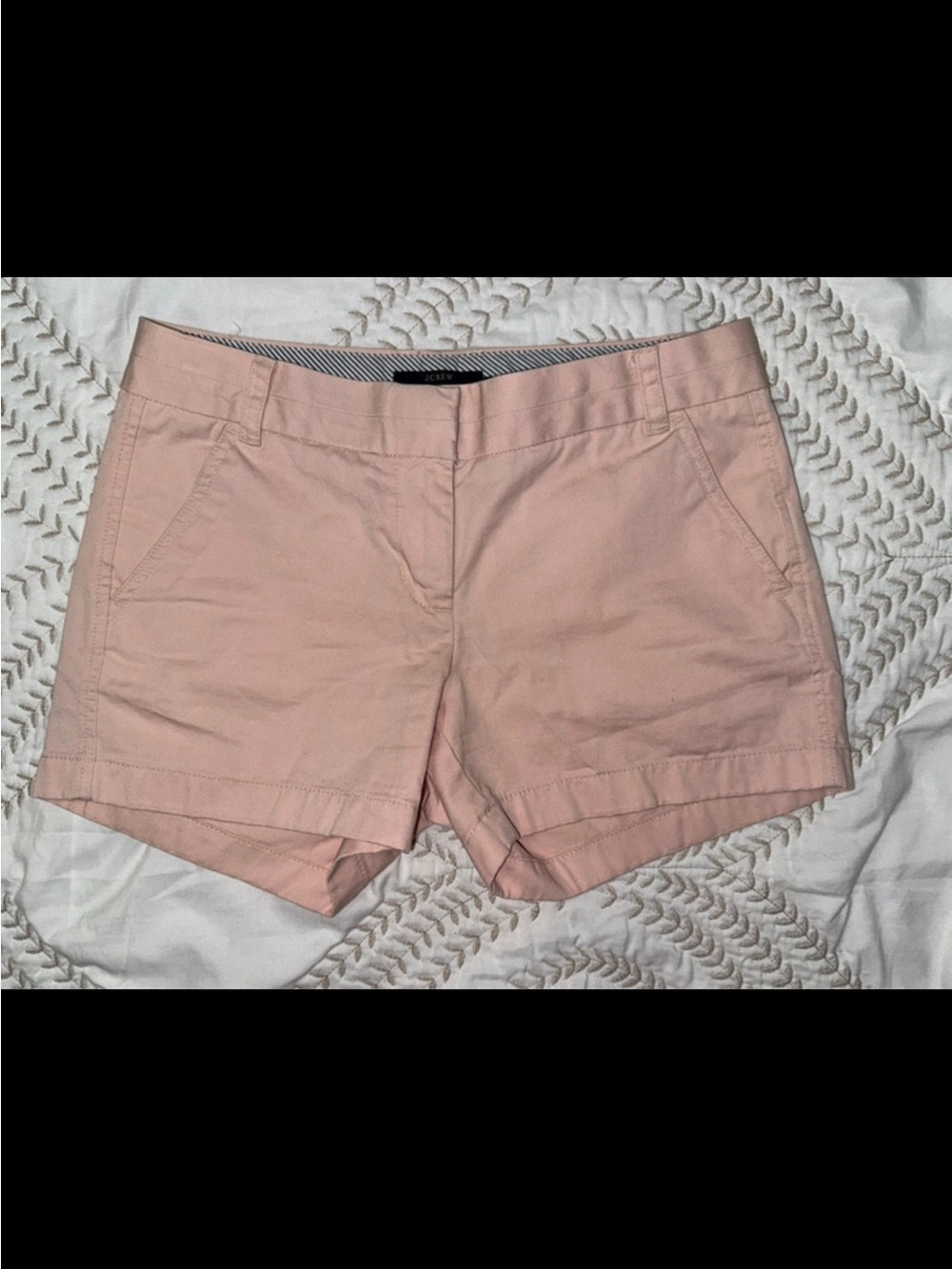 J. Crew Pink Cotton Chino Shorts